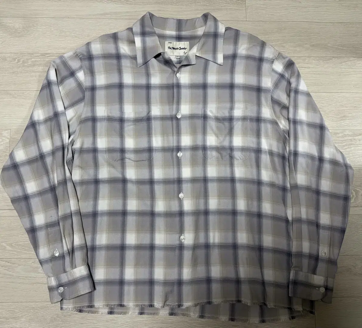 Zara Andersson Bell Check Patchwork Shirt L #자라,#앤더슨벨